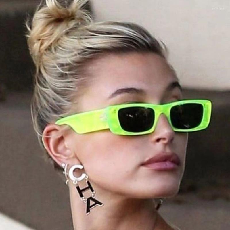 

Sunglasses 2023 Small Frame Women Design Letter Sun Glasses Vintage Female Eyewear Male UV400