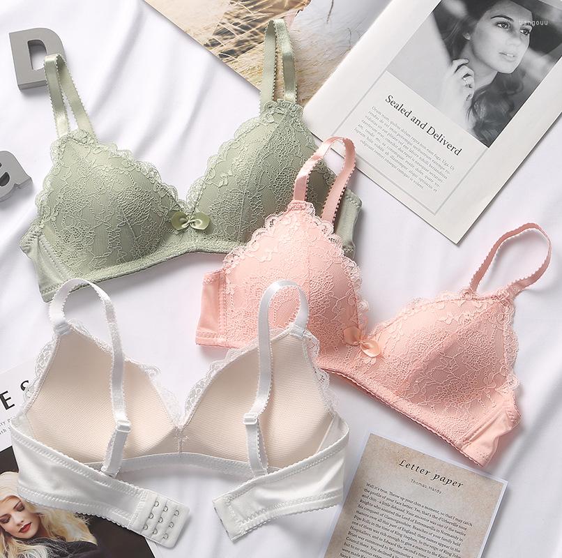 

Bras Girl Bra Sexy Lace Women Push Up Lingerie Plus Size For Soutien Gorge Adjustable Brassieres, Black