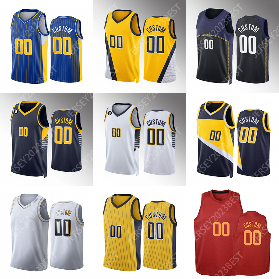 

26 Ben Sheppard 1 Jarace Walker Custom 0 Tyrese Haliburton Indianas Basketball Jerseys 3 Chris Duarte Bennedict Mathurin 24 Buddy Hield Paul Jalen George Smith Myles, White