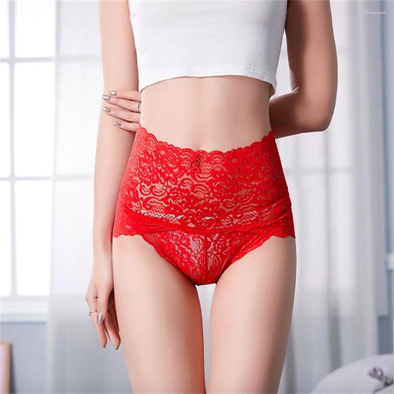

Women's Panties Lace Women High Waist Plus Size Female Sexy Underwear BuLift Lingerie Seamless Briefs Underpants Breech M-4XL, Black