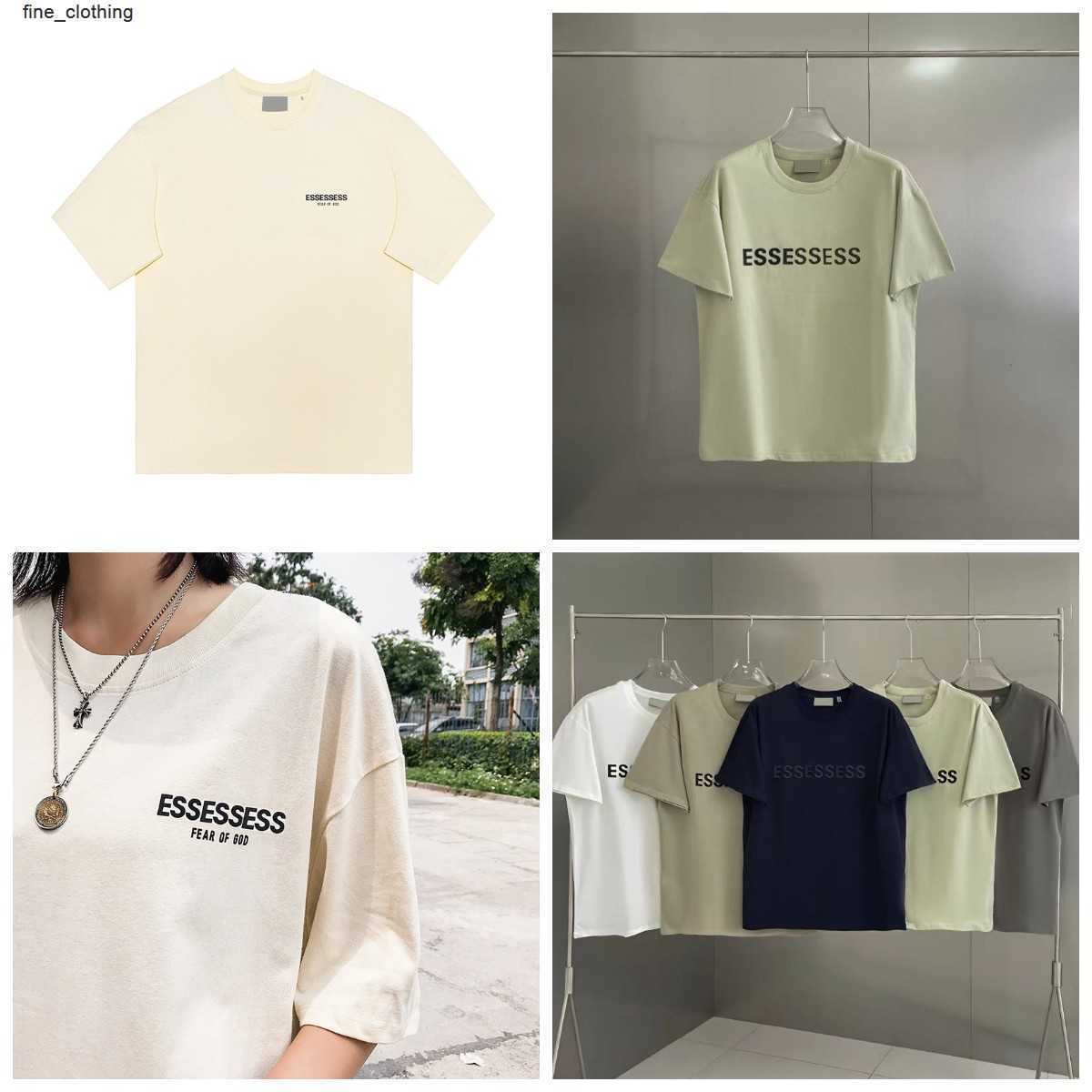 

Summer Men Women essent t shirt Designers Casual shirts Luxury Shorts Tshirts essentail Print Fashion LetterTops Tees essentiel T-shirt