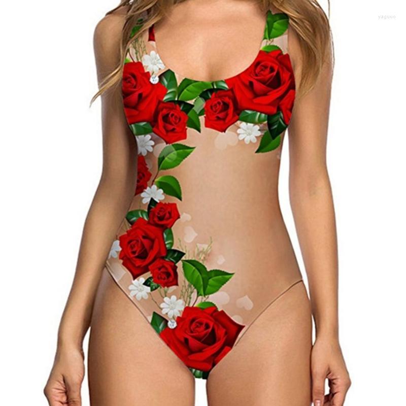 

Women' Swimwear Women One Piece Bathing Suit Funny Pineapple Printed Ladies Tummy Control Swimsuit For Water Parks Surfing Drop, Figure 7