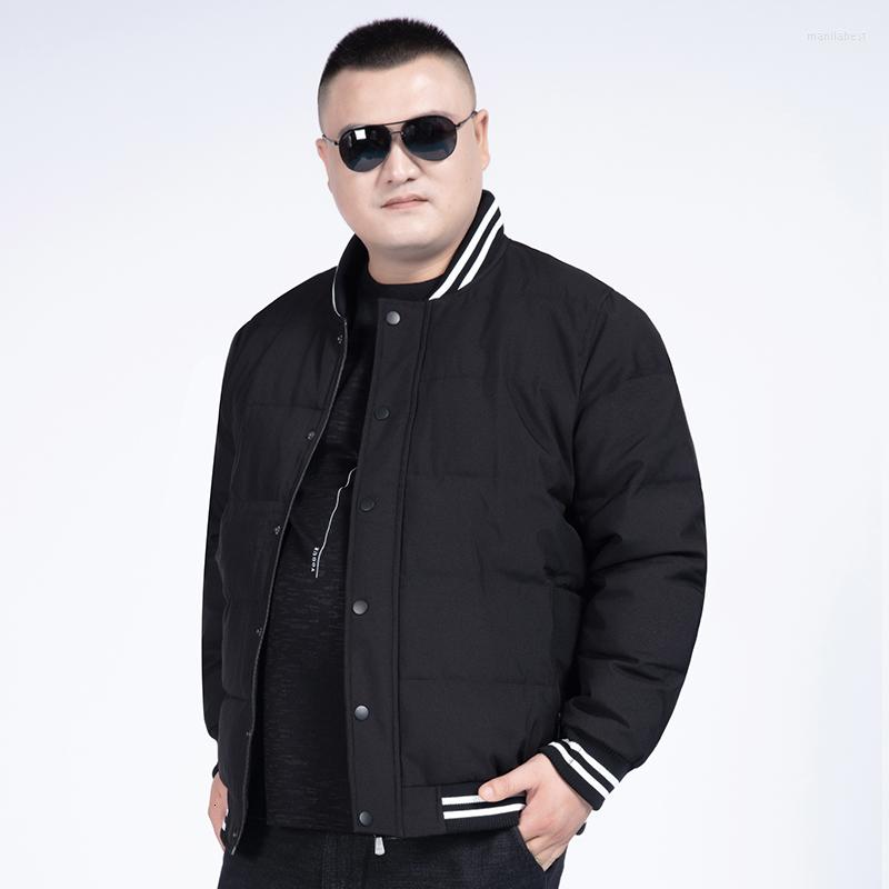 

Men's Down Plus Size 10XL 8XL 6XL 2023 Winter Jackets Parka Men Autumn Warm Outwear Brand Slim Mens Coats Casual Printed, Black