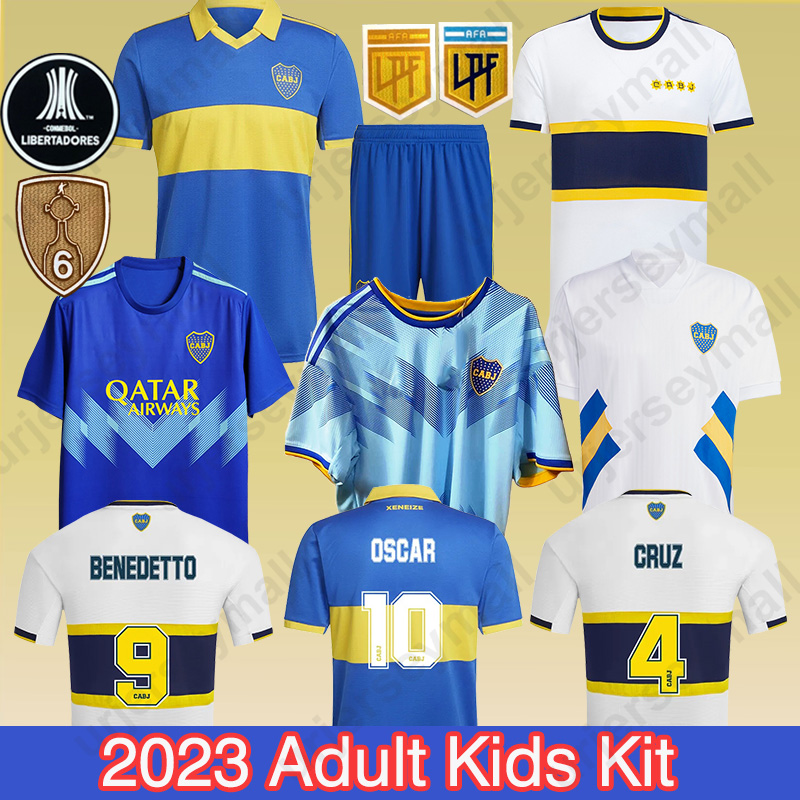 

22 23 Boca Juniors soccer Jerseys CONMEBOL LIBERTADORES ICON Collection 23 24 OSCAR PAYERO TEVEZ campeon copa CRUZ BENEDETTO player fans football Kids uniform, Conmebol libertadores away