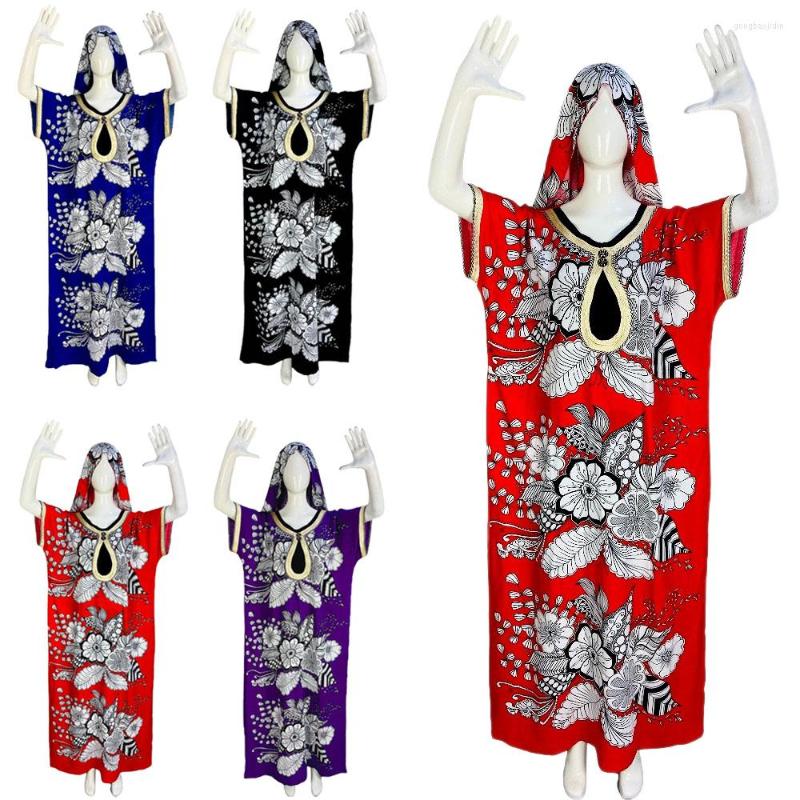 

Ethnic Clothing Print Abaya Muslim Women Summer Loose Long Maxi Dress With Scarf Turkey Arabic Islamic Kaftan African Robe Gown
