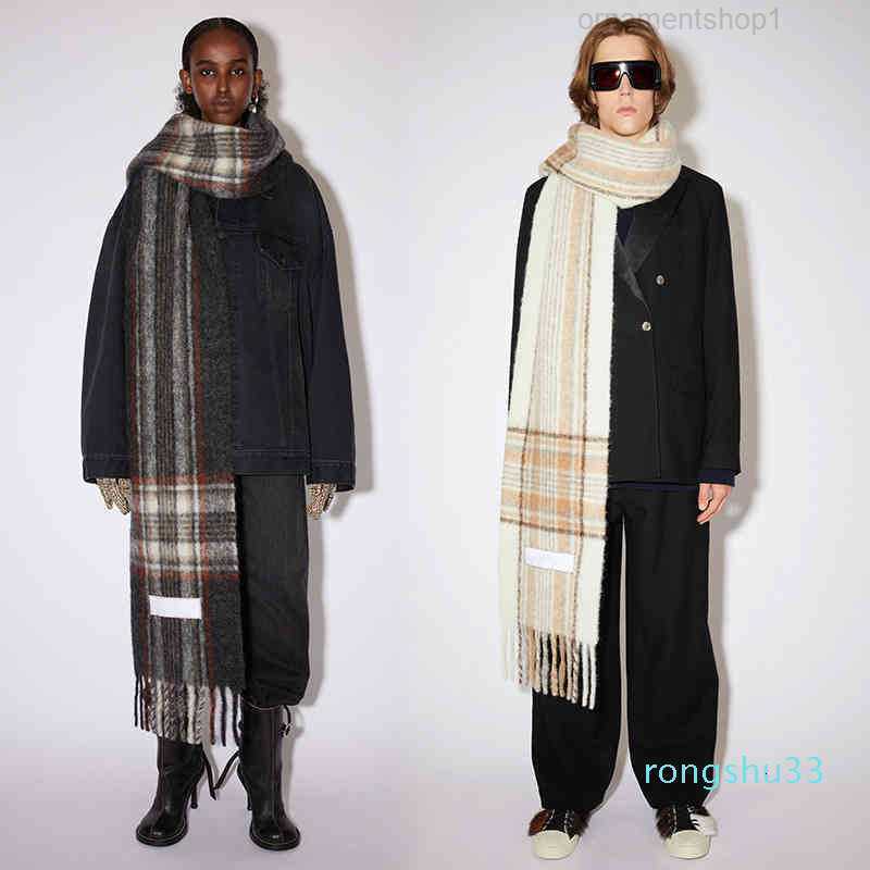 

Outlet Autumn and Winter Thickened Warm Scarf Imitation Cashmere Thick Tassel British Style Large Plaid Ac Female Xwl9M69