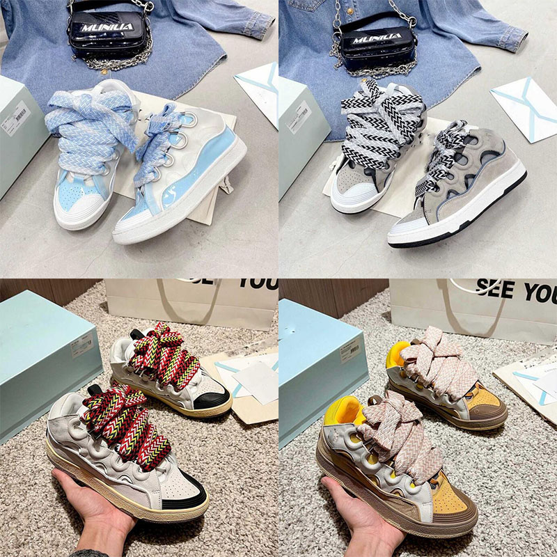 

Shoes Roller Designer Lanvins Bread Men Sneakers Forrest Gump Sports Women Couple Versatile, White