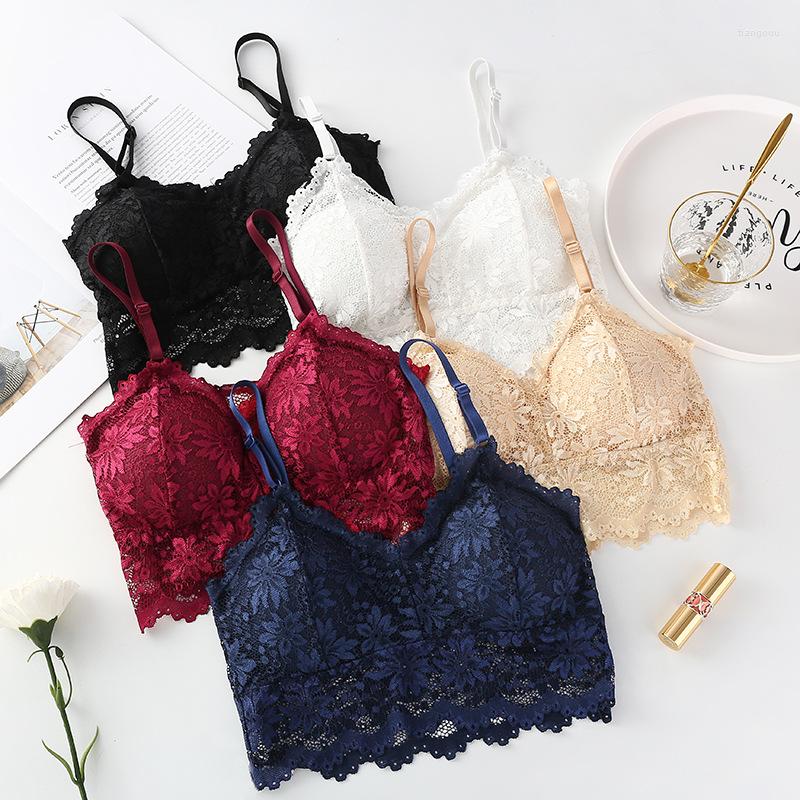 

Bras Arrival Women Push Up Wireless Lace Bra Top Bralette Underwear Lingerie Full Cup, Black