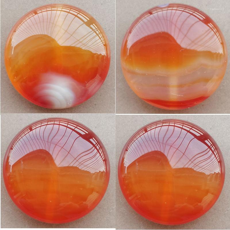 

Pendant Necklaces Beautiful Jewelry 22mm Red Carnelian Round Bead WB1001