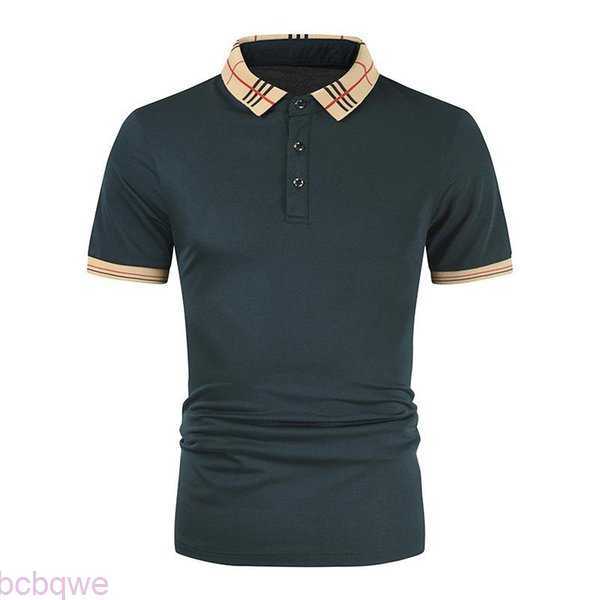 

Summer Men's Polos Shirt 2022 Brand Clothing Cotton Short Sleeve Business Casual Striped Designer Homme Camisa Breathable H214