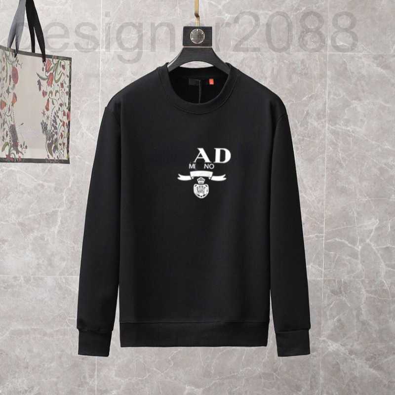 

Men's Hoodies & Sweatshirts Designer Sweatshirt Fashion Letter Print Pullover Coat Round Neck Cashmere Sweater Casual Long Sleeved Bottoming Shirt 7djg, Black
