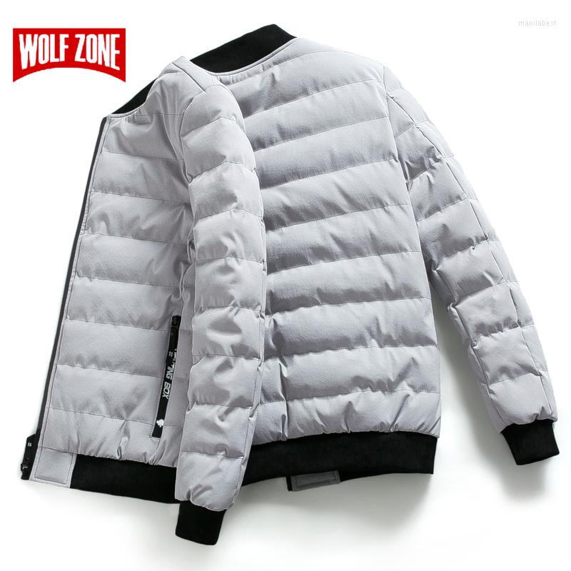 

Men's Down Plus Velvet Thickening Winter Coat Mens Windproof Casual Simple Men Jacket Warm 2023 Fashion Cotton Clothing, Black