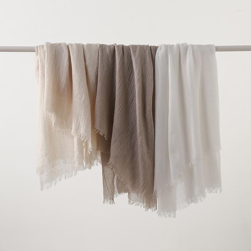 

Scarves Fashion Woman Cotton Linen Triangle Scarf Ladies Outdoor Sun Beach Shawl Bandanas Turban Wrap Neck Ring Hairscarf Headscarf