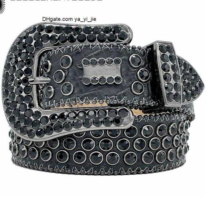 

Designer Bb Belt Simon Belts for Men Women Shiny diamond belt Black Blue white multicolour with bling rhinestones as gift baiteng 1300, Yellow