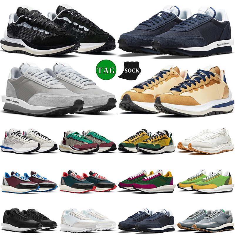 

mens running shoes pegasus vaporwaffle ldv waffle Black White Gum Sail Dark Iris Sesame Nylon Undercover Fragment ldwaffle outdoor trainers sneakers hotsale T2