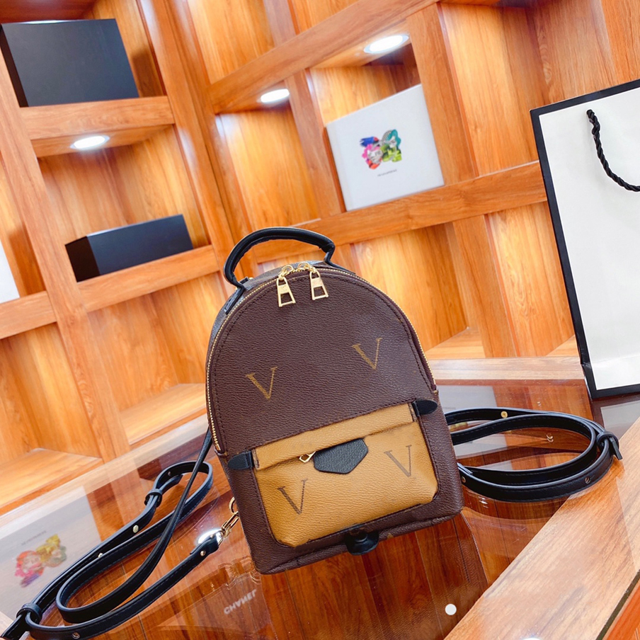 

Travel backpack Leather Backpack School Bag Mens Womens Large Capacity Backpacks Handbags Designer Backpacks Bags Fashion Casual Small Back pack fen Y003 002, #18