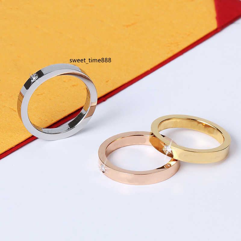 

Love Screw Ring Engagement Rings for Men and Women Classic Luxury Designer Jewlery