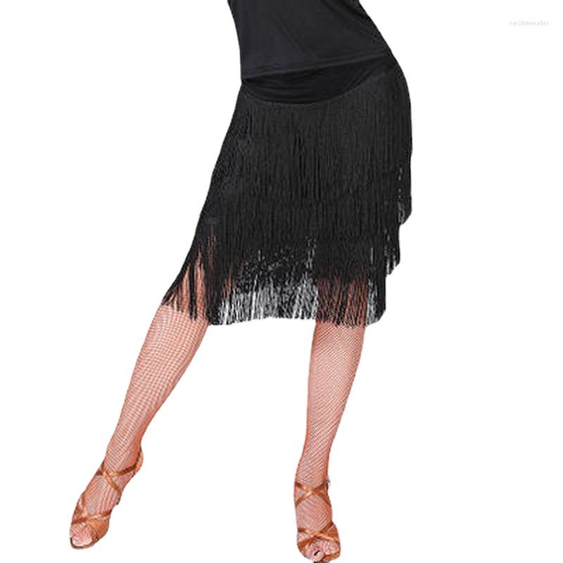 

Stage Wear Tassel Latin Dance Skirt For Women Practice Ballroom Salsa Samba Rumba Cha Short 2023 Sexy Adult, Purple