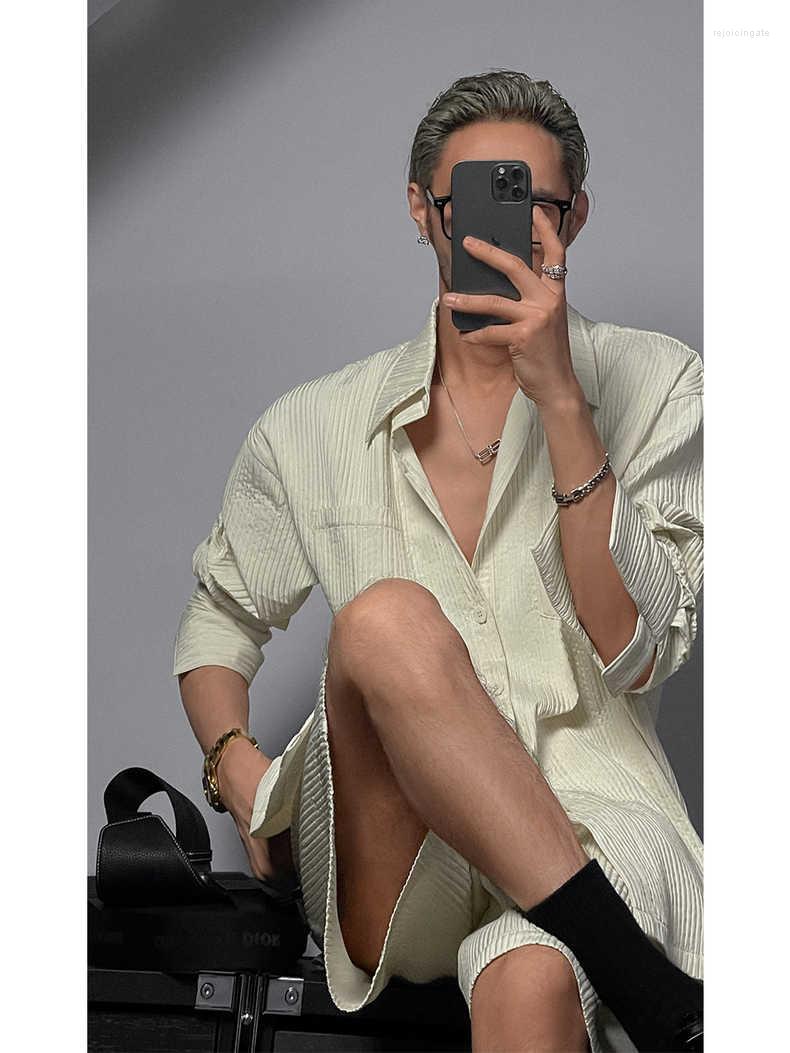 

Men's Tracksuits Q04331 Fashion Men's Sets 2023 Runway Luxury European Design Party Style Clothing