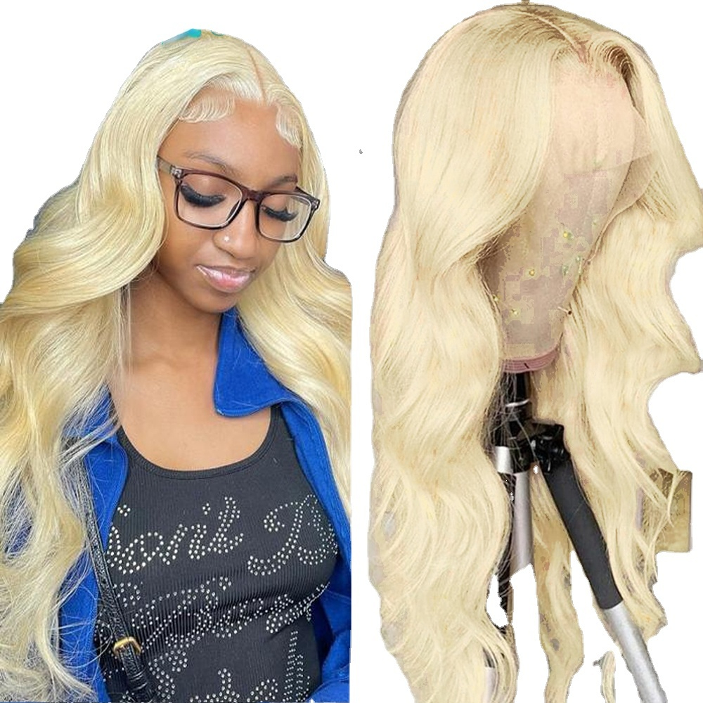 

13x6 Blonde Body Wave Lace Front Wig 613 HD Lace Frontal Wig Pre Plucked Wig Human Hair Wigs For Women Indian Remy Hair Wigs