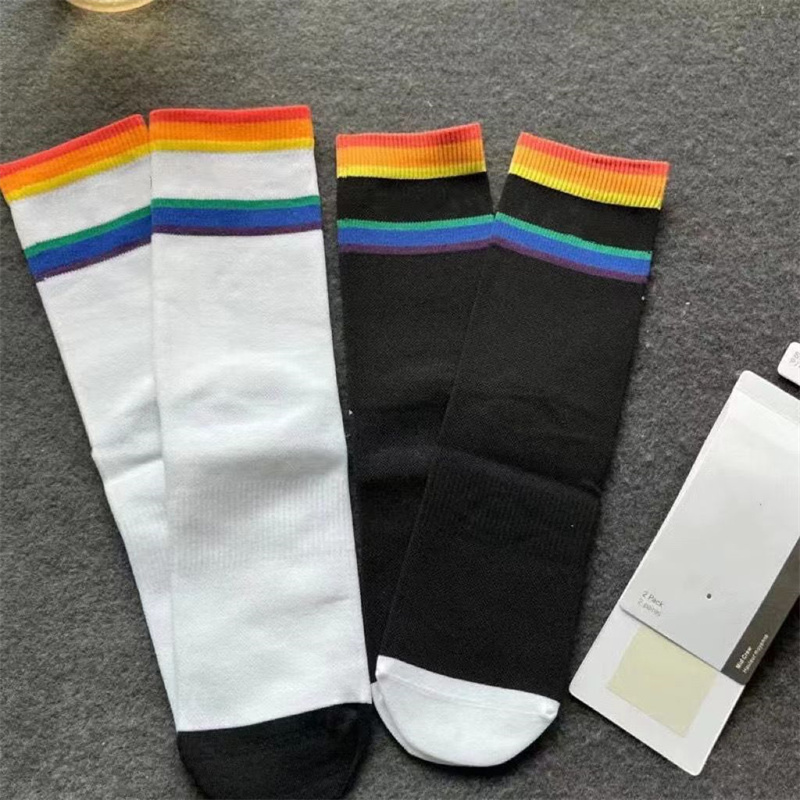 

Unisex Sport Socks Crew Custom Lulu With Logo Tennis Socks Kids Women Men Girl Sports Running Socks, Size l with lu tags