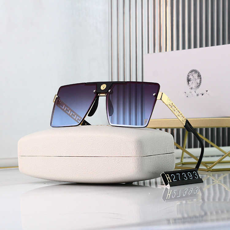 

Frames New Trimmed Frameless Women's Fashion Box Lens Printed Sunglasses
