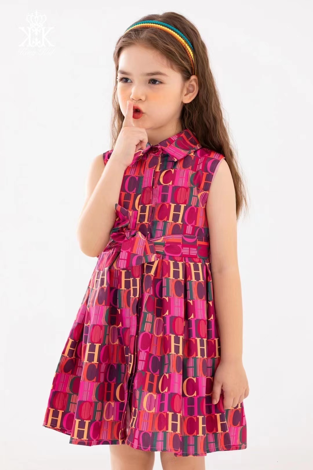 

Girl's Dresses Flower Girls Chiffon Silk Short Sleeve Dress Baby Kids Floral Formal Gowns Cake dress 230413, Rose red