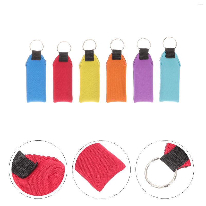 

Keychains Key Keychain Floating Boat Float Ring Chain Pendants Neoprene Rings Buoyant Keyring Holder Surfing Floatable Pendant