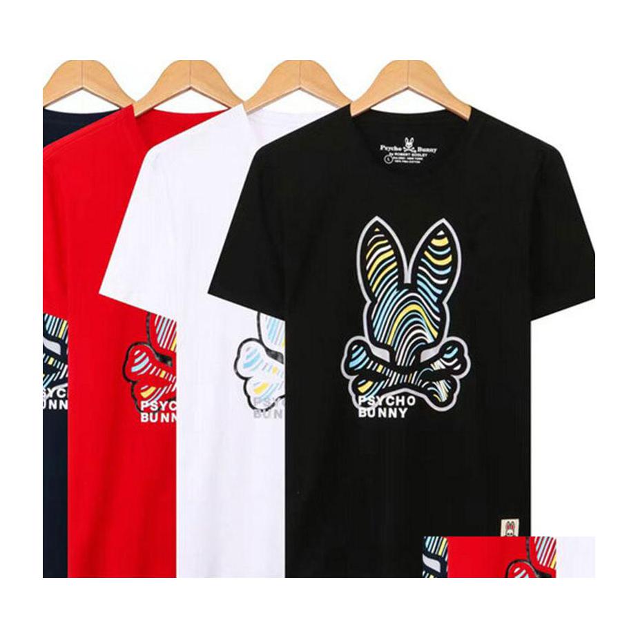 

Men'S T-Shirts Mens Designer Casual T Shirt Fashion S Summer Breathable Skl Rabbit Letter Print 100% Cotton Short Sleeve Crewneck To Dhiza, 14