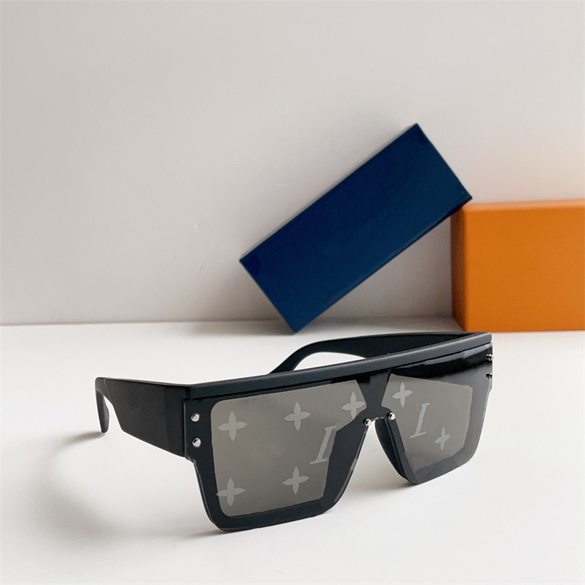 

luxury designer Sunglasses For men women sunglasses Style Anti-Ultraviolet Retro Shield Lens Plate Square One-Piece Full Matte Frame Fashion Eyeglasses