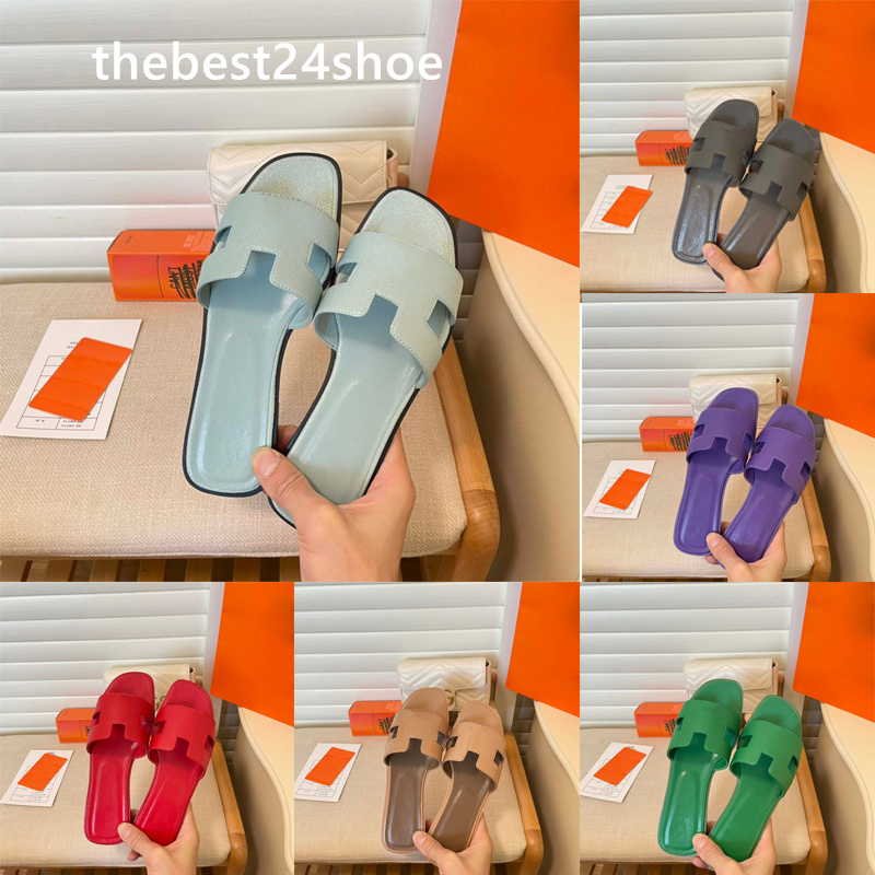 

oran sandal designer slipper slides pantoufle sandles shoes slippers booties flat heel classic brand casual designer sliders leather size 35-42