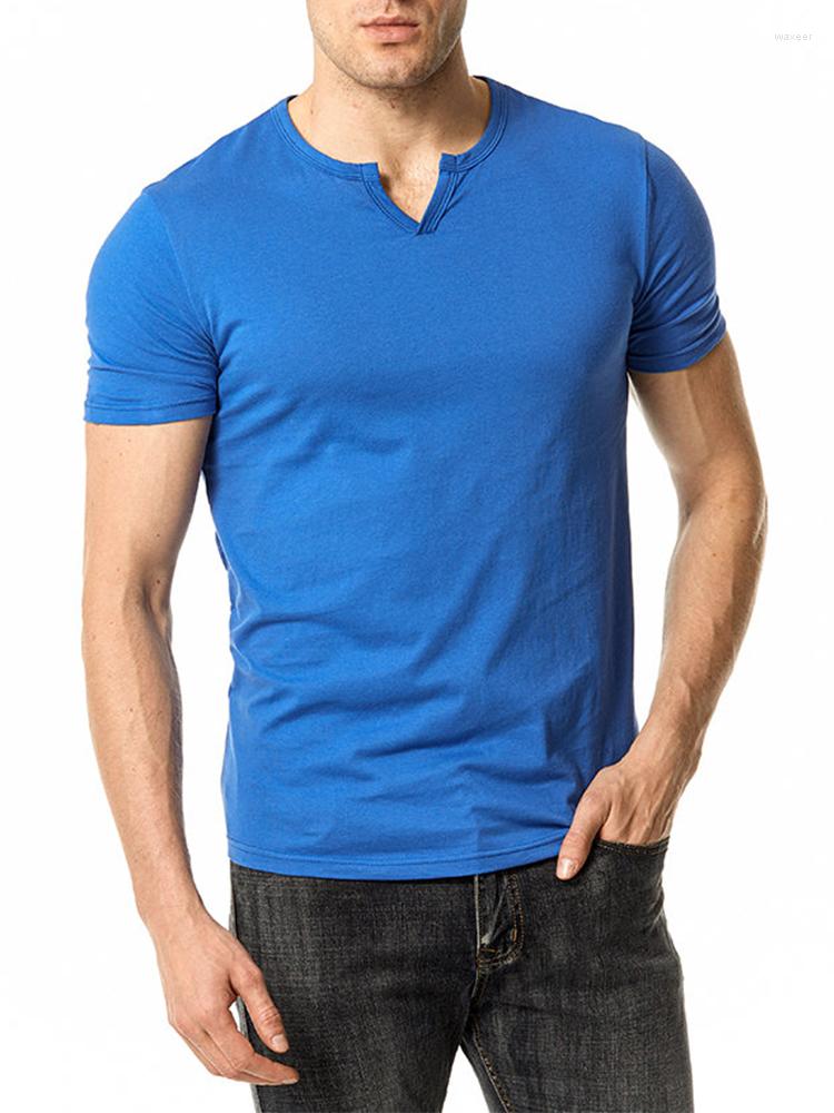 

Men' T Shirts Men Short Sleeve Casual Solid T-shirt, Black