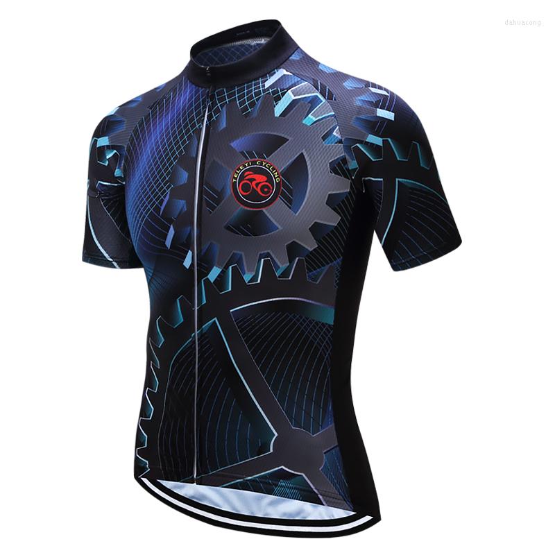 

Racing Jackets Teleyi Bike Team Men Cycling Jersey Tops Shirt Short Sleeve Bicycle Clothes Quick Dry Clothing Ropa Ciclismo, 11