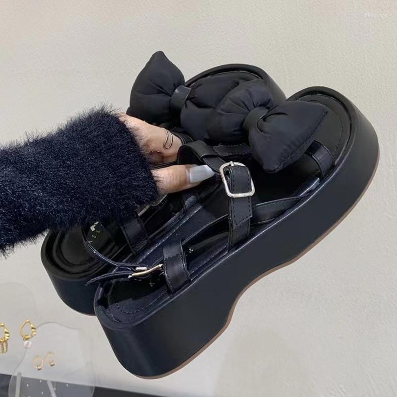 

Sandals Fashion Flats Bow Casual Open Toe Women Shoes Shallow Summer Slippers Beach Dress Slides Mujer Zapatillas 2023, Black