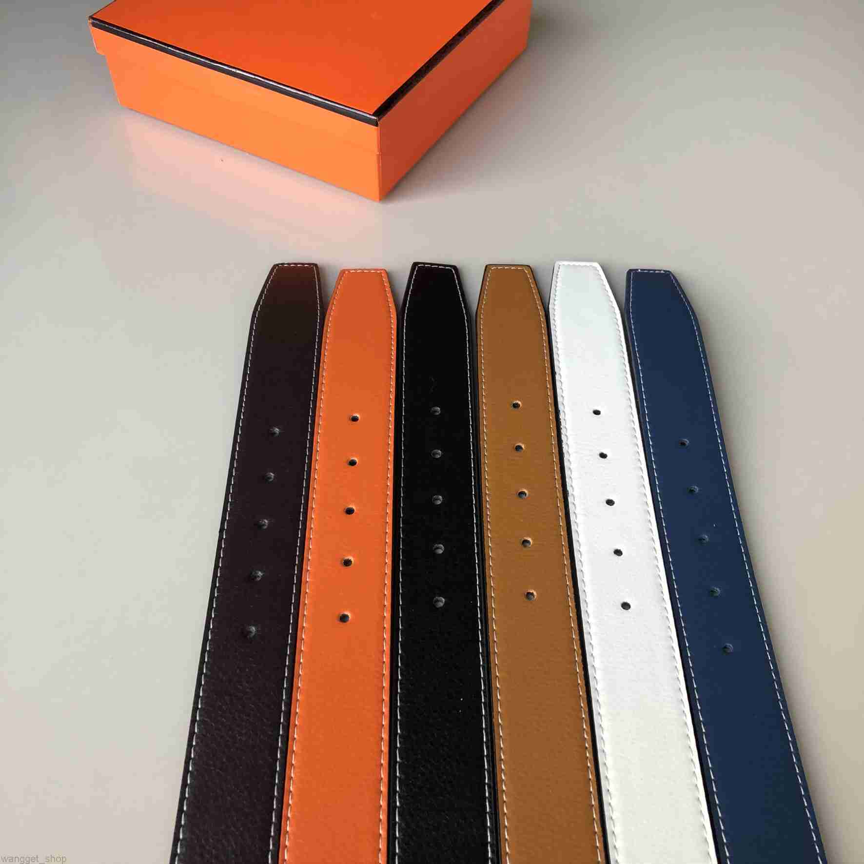 

Real Leather Belt Men Designer Luxurys Letter Gold Silver Hardware Buckle Girdle Women Popular Jeans Waist Belts Waistband Width 3.8CM With fashion, White