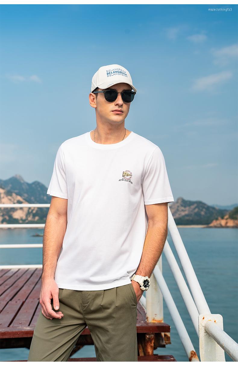 

Men' T Shirts Y0106 Cotton Men' Short Sleeve T-shirt Summer Fashion Print Half, Black