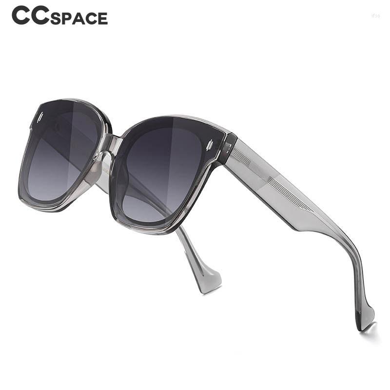 

Sunglasses 55808 Fashion Square Polarized Retro Large Frame Wide Leg Plate