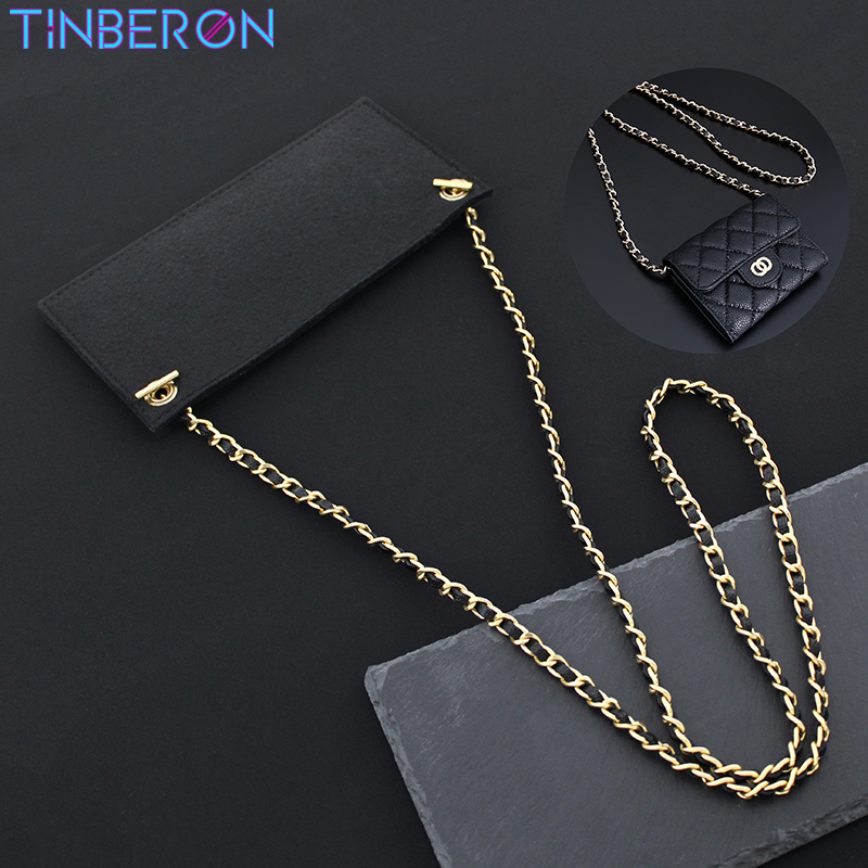 

Bag Parts Accessories TINBERON Retrofit Purse T Chain Strap Bag Inner Bags Accessories Handbags Purse Insert Felt Liner Bag Crossbody Chain Bag Straps 230414