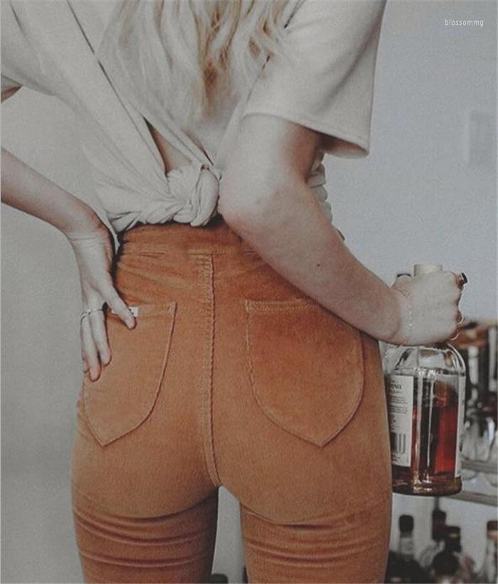 

Women' Pants Women Autumn 2023 Boot Corduroy Trousers Winter Pockets Sweatpants High Waist Female Textured Casual Plain Solid Clothing, Pink