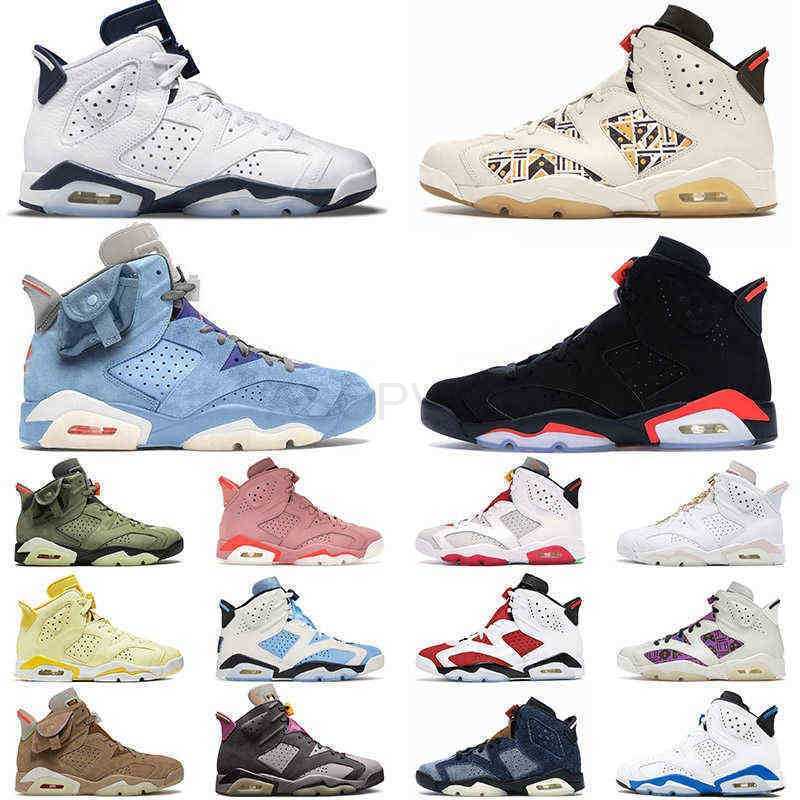 

Top Jumpman 6 6s VI Mens Basketball Shoes Midnight Navy Unc British Khaki Tour Yellow Angry Bull Sports Sneakers Fashion Trainers Black, Separate colours
