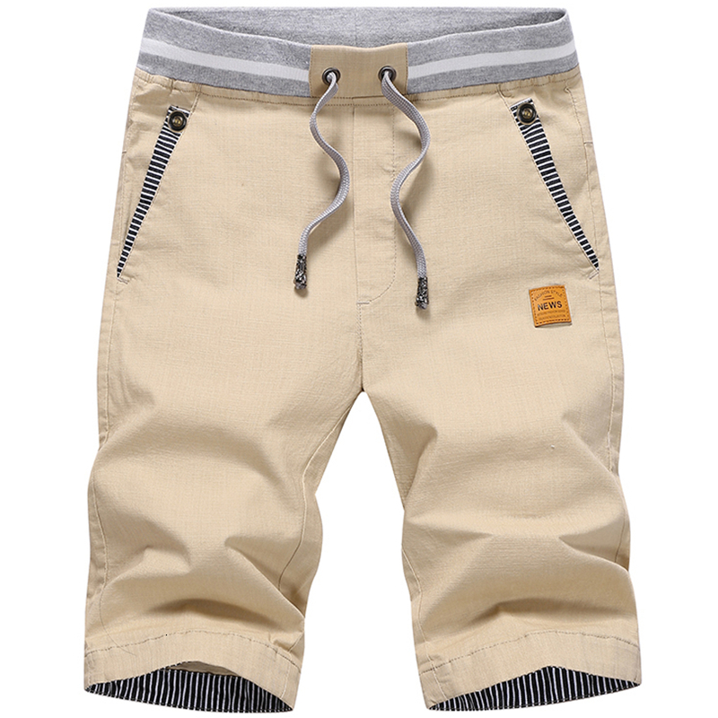 

Men' Shorts linen mens shorts est Summer Casual Cotton Fashion Bermuda Beach Plus Size 4XL joggers Male 23414, 182-skyblue