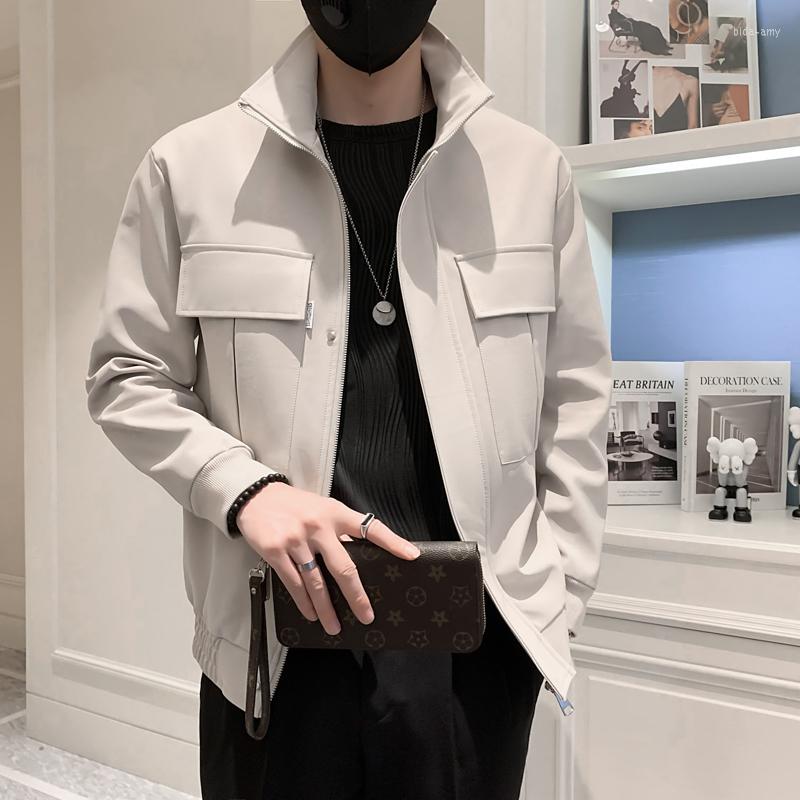

Men's Jackets Legible Autumn Winter Men Casual Loose Coats Male Wool For Man, Black