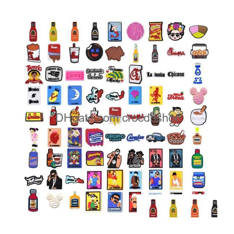 

Shoe Parts Accessories Inspire Decorations Charms For Croc Soft Rubber Clog Wristband Charm Buckle Buttons Drop Delivery Otbmh