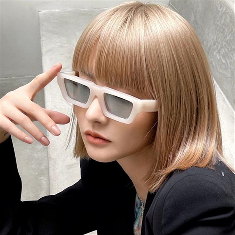 

Sunglasses OULYLAN Small Rectangle Women Fashion Jelly Gray Shades UV400 Vintage Square Leopard Men Trending Sun Glasses Male