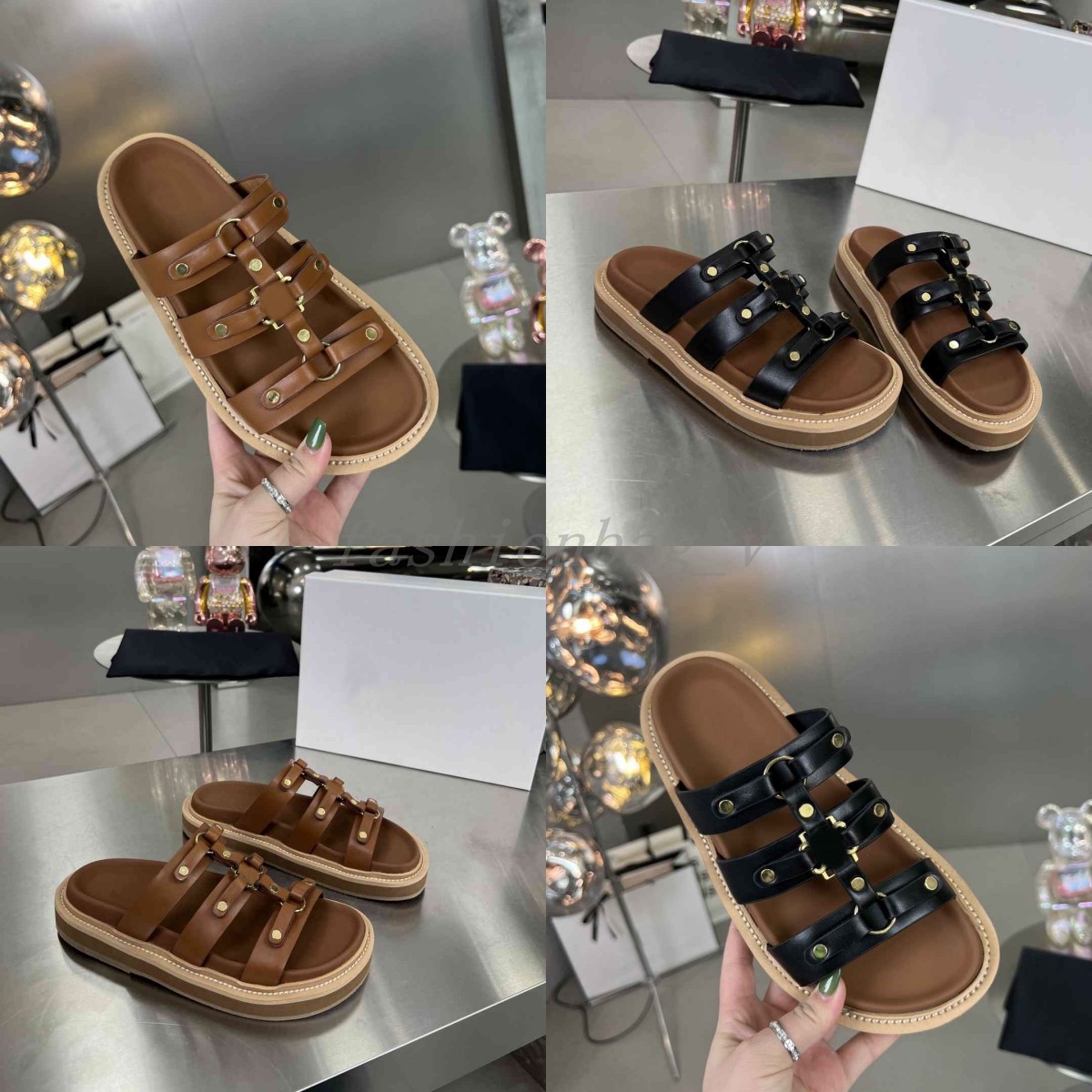 

Designer Sandals Women Slippers TIPPI Plant Tanned Cow Leather Casual Shoes Flat Bottomed Casual Sandal Summer Outdoor Beach Shoe