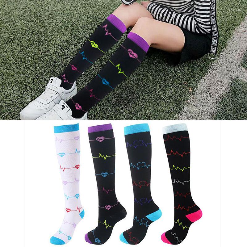 

Women Socks Comfortable Compression Stockings Golf Sport Blood Circulation Promotion Slimming Nursing Anti-Fatigue, Royal blue