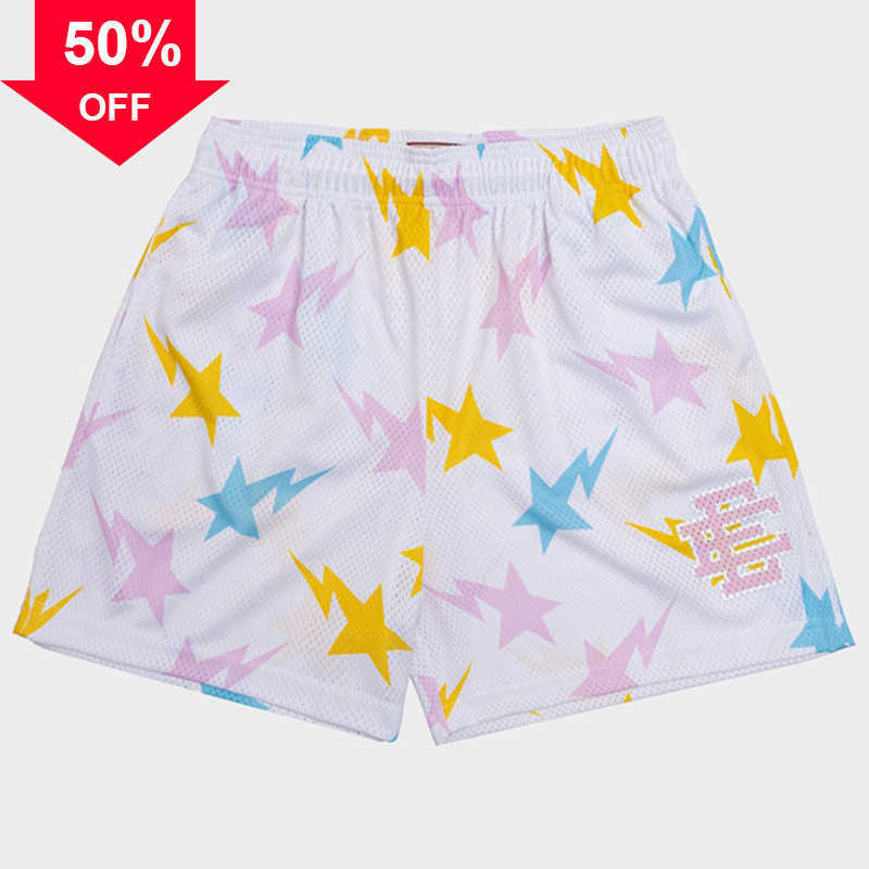 

Shorts Eric Emanuel Ee Basic Short York City Fitness Muscle Capris Tide Beach Pants Mesh BreathableS to 2XL Size, J-143ee white coffee pentagram