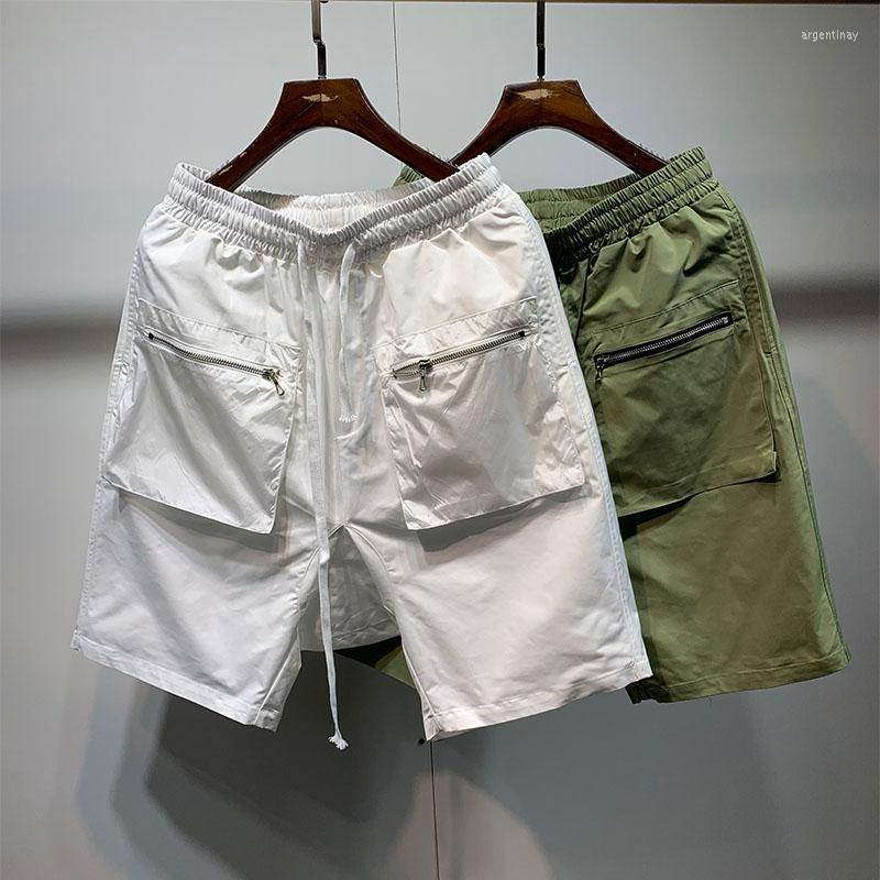 

Men's Shorts Men's Summer Cargo Style Baggy Big Pocket Street Simple Urban Youth Plus Size, Army green