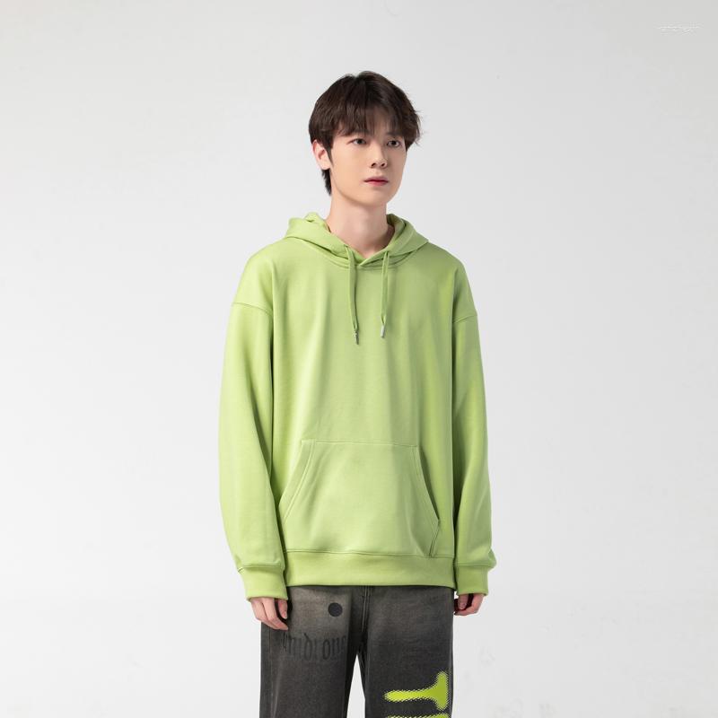 

Men's Hoodies 2023 Spring Autumn Mens Outdoor Runner Long Sleeve Sweatshirt 460g Solid High Quality Casual Loose Pullover Man Clothing, Red