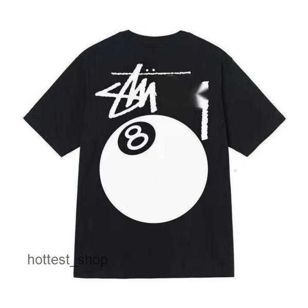 

Designer Luxury Fashion Brand Stussys Classic Mens and Womens t Shirt Dice Pattern Printed Alphabet Summer High Street Trend Tee C9 7 CVI7
